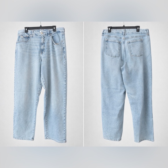 Good American Denim - Good American Women's Light Blue Boyfriend Jeans